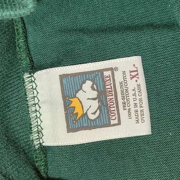 Men's Forest Green Mock Neck Long Sleeve Cotton Top - Picture 3 of 14